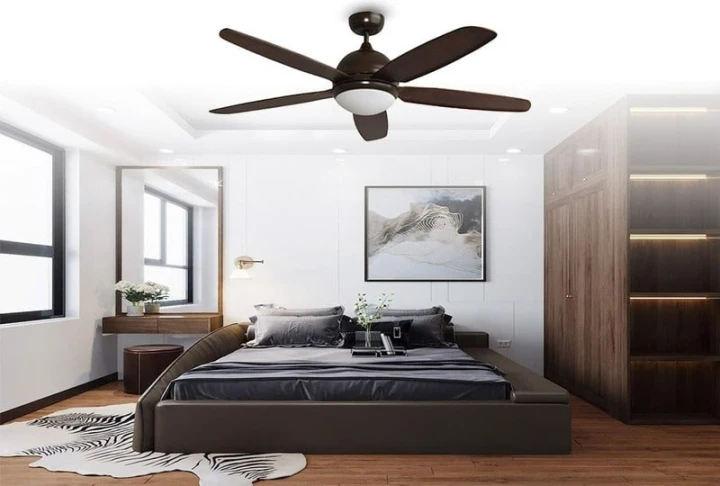 Kinh nghiệm "vàng" lựa chọn quạt trần cho phòng ngủ